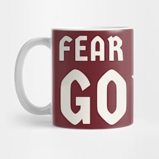 Fear Of God Typography Text Mug